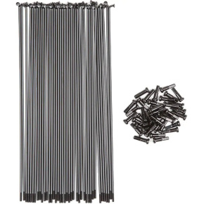 BSD Stainless BMX Speichensatz (190mm|Schwarz)