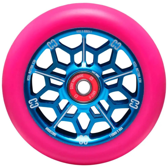 CORE Hex Rolle 110mm rosa