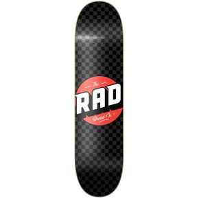 RAD Checker Skateboard Deck (8.375"|Schwarz/Grau) RAD Checker Skateboard Deck (8.375"|Schwarz/Grau)