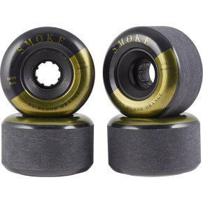 Blood Orange Smoke Longboard-Rollen 4er-Set (66mm|Schwarz)