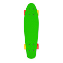 Skateboard FIZZ BOARD Grün, Rot-Gelb PU, grün
