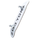 Skateboard Zoo York Logo Block 7.75" Weiß