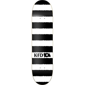 KFD Stripes Skateboard Deck (8"|Weiß)