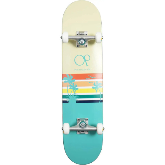 Ocean Pacific Sunset Skateboard Komplett (7.5"|Türkis)