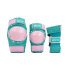 SFR Star Triple Pad Set - Pink / Grün - Groß