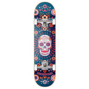 Skateboard Hydroponic Mexican 7.75" Blauer Schädel