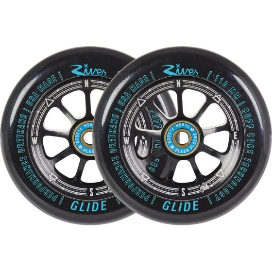 River Glide Rollen 110mm Kevin Austin 2 Stück