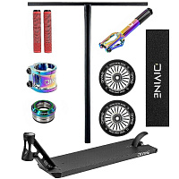 Freestyle-Scooter Custom Divine Street 6" 580 mm Forget Schwarz