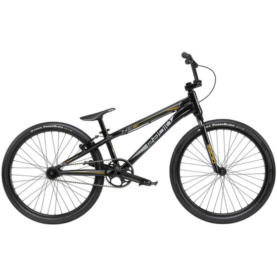 Radio Helium Cruiser 24" 2022 Race BMX Fahrrad (22"|Schwarz)