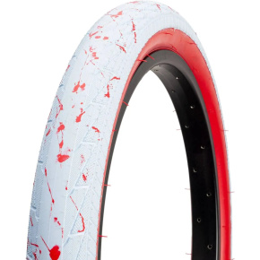 Fiction Hydra 20" HP BMX Reifen (2.4"|Psycho Weiß/Rotwand)