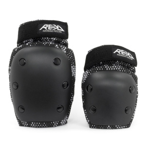 REKD Jugend Heavy Duty Doppel-Pad-Set - Schwarz / Grau - Medium