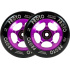 Proto Spoked Sliders Kolečka Na Freestyle Koloběžku 2-Balení (110mm|Black On Purple)