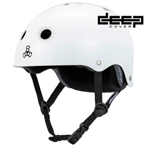 Triple Eight Deep Cover Helma (S-M|White Glossy) Triple Eight Deep Cover Helma (S-M|White Glossy)
