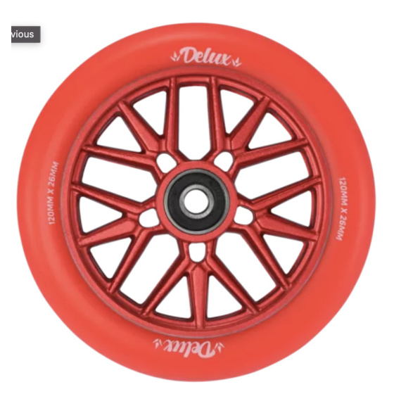 Blunt Delux Rolle 120x26 mm rot