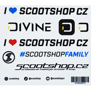 Liste der Aufkleber Scootshop.cz X Divine S Liste der Aufkleber Scootshop.cz X Divine S