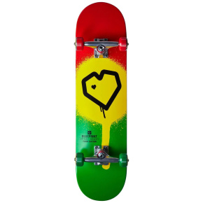 Blueprint Spray Heart V2 Skateboard Komplet (8"|Rasta 2) Blueprint Spray Heart V2 Skateboard Komplet (8"|Rasta 2)