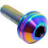 TLC Profile/Madera Titanium BMX Nabenbolzen (14mm|Regenbogen)