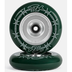 Tilt Durare Barbed Kolečka Na Freestyle Koloběžku 2-balení (120mm|Barbed Forest) Tilt Durare Barbed Kolečka Na Freestyle Koloběžku 2-balení (120mm|Barbed Forest)