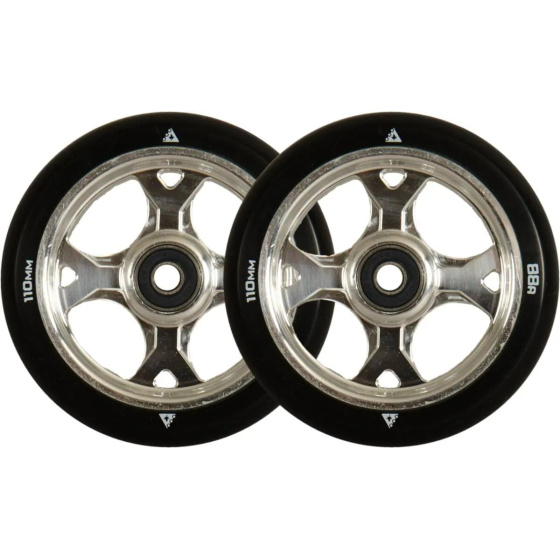 Trynyty Gothic Rollen 110mm Silber 2STK