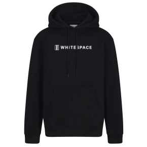 Whitespace Block Snowboard-Hoodie (M|Schwarzes Fleece)