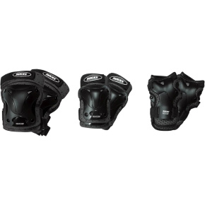 Roces Ventilated Set 3 Kinderprotektoren (M|Schwarz) Roces Ventilated Set 3 Kinderprotektoren (M|Schwarz)