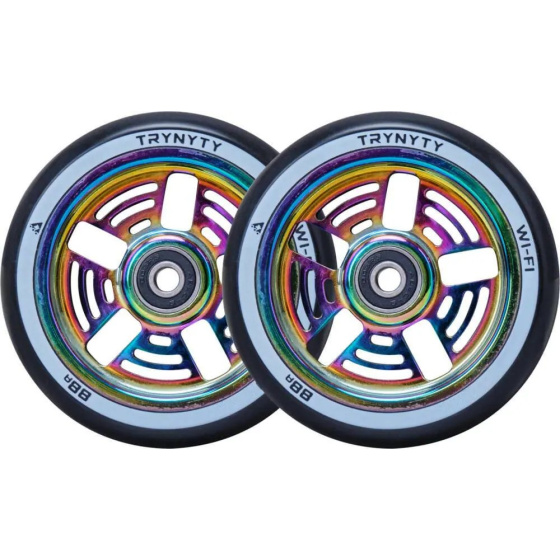 Trynyty Wi-Fi Rollen Für Roller 2er-Pack (120mm|Oil Slick)