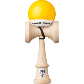 Kendama KROM POP LOL glänzend Gelb