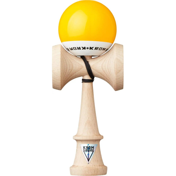 Kendama KROM POP LOL glänzend Gelb