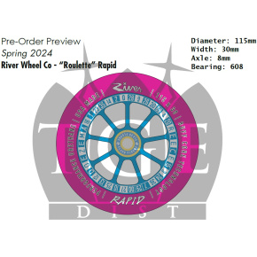 River 115 Rapid Rollen Für Roller 2er-Pack (115mm|Roulette) River 115 Rapid Rollen Für Roller 2er-Pack (115mm|Roulette)