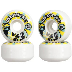 Hydroponischer mexikanischer Schädel 2.0 Skateboard-Rollen 4er-Set (56mm|Weiß/Gelb)
