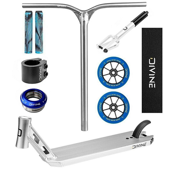 Freestyle Scooter Custom Divine Park ALU Silber/Blau