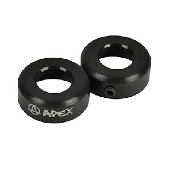 Apex Endstücke schwarz