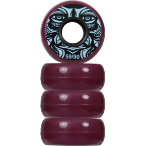 Kaltik Face Aggressive Skate Rollen 4-Set (59mm|Lila)