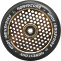 Root Industries Honeycore Rollen schwarz 120mm 2 Stück Gold Rush