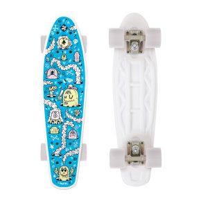 Skateboard FIZZ FUN BOARD Alarm Blau 2020