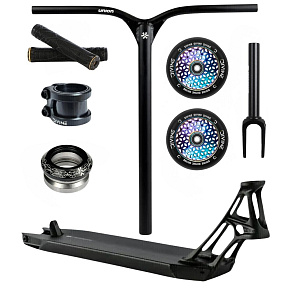 Freestyle-Scooter Custom Ethic × Divine Park – 460 × 130 mm / 110 × 24 mm / IHC – schwarz