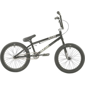 Division Blitzer 18" 2021 Freestyle BMX Fahrrad (18"|Schwarz/Poliert)