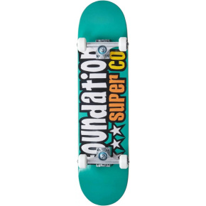 Foundation 3 Star Skateboard Komplett (7.88"|Türkis)