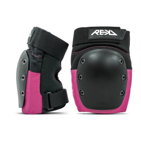 REKD Ramp Knieschoner Schwarz/Pink XS