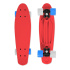 Skateboard FIZZ BOARD Rot, Blau-Weiß PU, rot