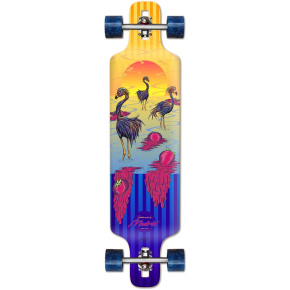 Longboard Madrid Flamingos 39" blau