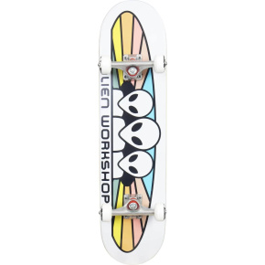 Alien Workshop Spectrum Skateboard (8"|Weiß/Rot/Gelb)
