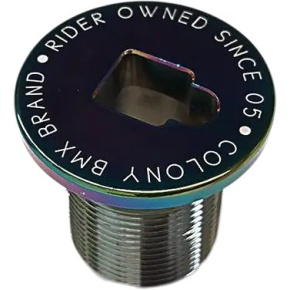 Colony BMX Gabel Top Cap Schraube (Rainbow Anodise|M24)