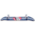 RAD Checker Stripe Skateboard Komplet (7.75"|Marineblau)
