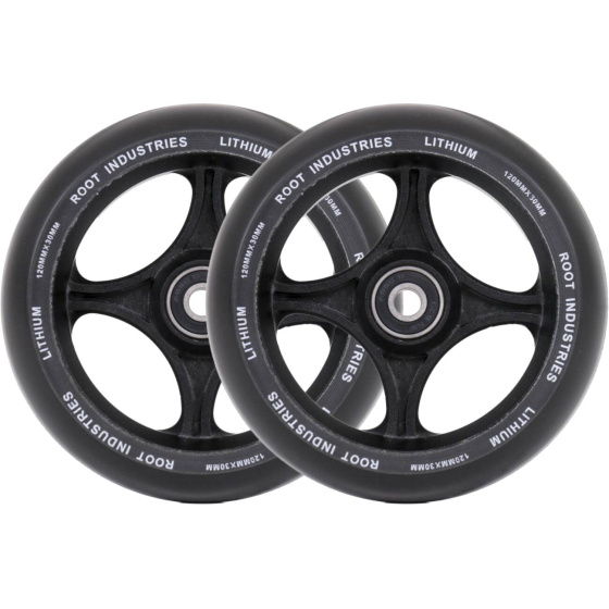 Root Lithium Rollen 120x30mm Schwarz 2 Stück