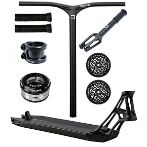 Freestyle-Scooter Custom Ethic × Divine Park – 460 × 130 mm / 110 × 24 mm / IHC – schwarz