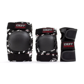 Enuff Skulls Junior Ramp Pad Set - Schwarz - Medium Enuff Skulls Junior Ramp Pad Set - Schwarz - Medium