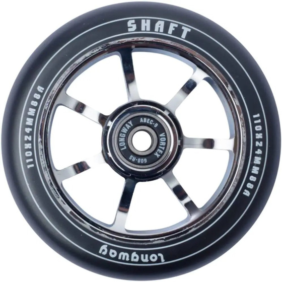Longway Shaft Rolle 110 mm Chrom
