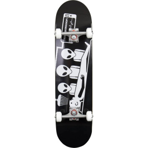 Alien Workshop Abduction Skateboard Komplett (7.25"|Schwarz/Weiß)