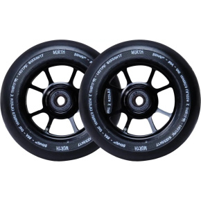 North Signal Räder 110x30mm Matte Black 2 Stück